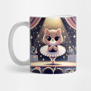 Dancing Cat Balerina Mug